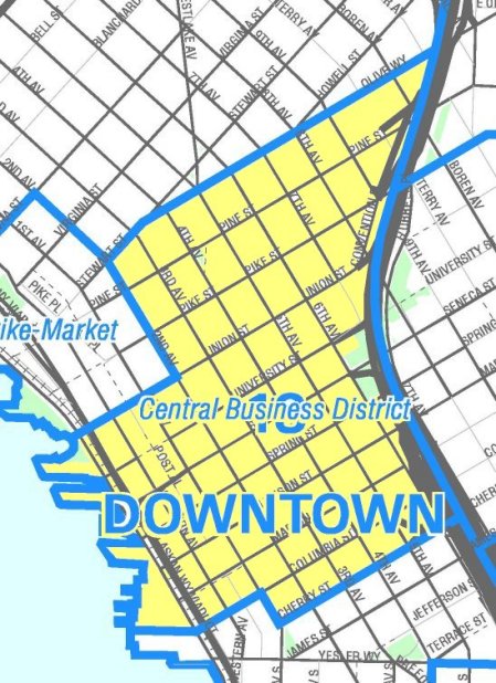 [Map of Central Business District]