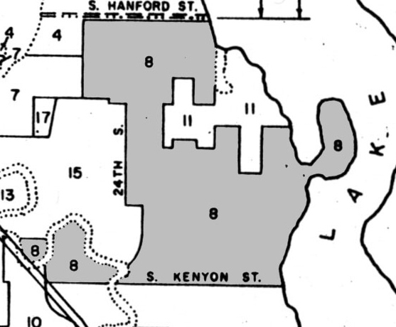 Annexation Map of Southeast Seattle