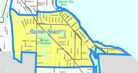 [Map of Rainier Beach]