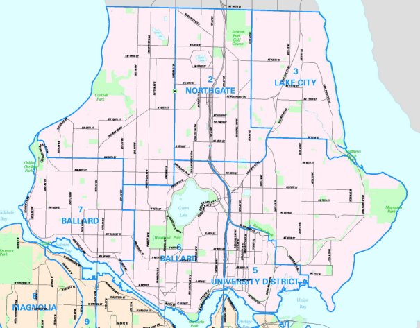 North Seattle Map