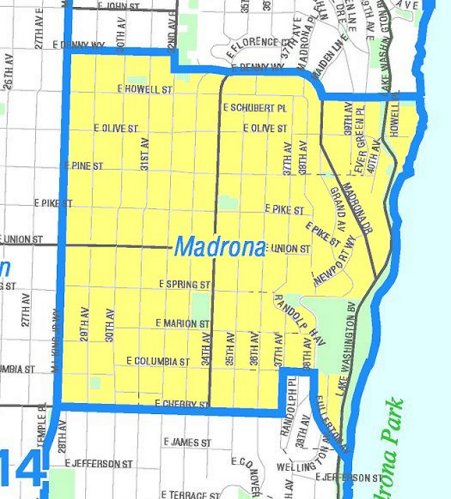 [Map of
MADRONA]