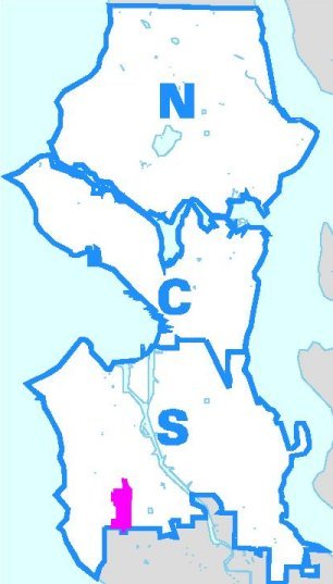[Map of SOUTH-DELRIDGE]