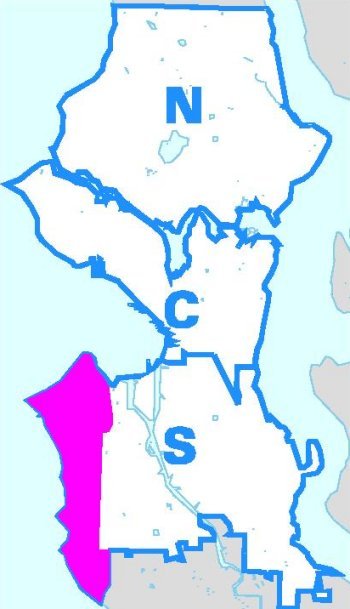 [Location of West Seattle]